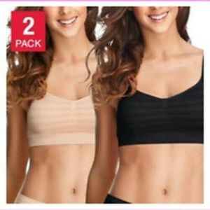 2 Jockey Microfiber Stretch Seamfree Bralettes
